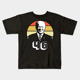 Joe Biden Wins, Joe Biden 46th President Kids T-Shirt